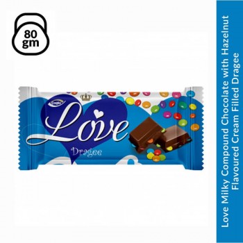 Love Milky Compound Chocolate with Hazelnut